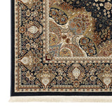 Oriental Weavers Masterpiece 1802B Traditional/Vintage Oriental Polypropylene Indoor Area Rug Navy/ Multi 6'7" x 9'6" M1802B200290ST