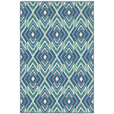 Meridian 2209B Bohemian/Transitional Geometric Polypropylene Indoor/Outdoor Area Rug