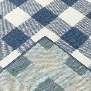 Oriental Weavers Meridian 2598V Casual/Farmhouse Geometric Polypropylene Indoor/Outdoor Area Rug Blue/ Ivory 8'6" x 13' M2598V259396ST