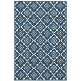 Meridian 5703B Moroccan/Casual Trellis Polypropylene Indoor/Outdoor Area Rug