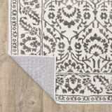 Oriental Weavers Montecito 2062H Traditional/Farmhouse Oriental Polyester Indoor Area Rug Grey/ White 9'10" x 12'10" M2062H300394ST