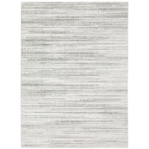 Oriental Weavers Montecito 4154W Contemporary/Industrial Striped Polyester Indoor Area Rug White/ Grey 9'10" x 12'10" M4154W300394ST