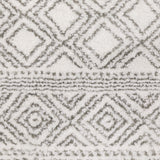 Oriental Weavers Montecito 094W8 Casual/Traditional Diamond Polyester Indoor Area Rug White/ Grey 9'10" x 12'10" M094W8300394ST