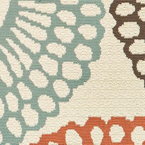 Oriental Weavers Montego 697J6 Casual/ Floral Polypropylene Indoor/Outdoor Area Rug Beige/ Blue 8'6" x 13' M697J6259396ST