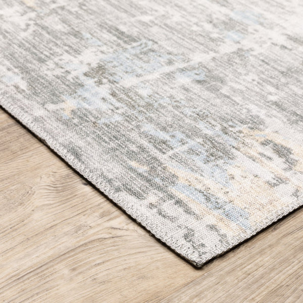 Oriental Weavers Myers Park MYP11 Contemporary/Industrial Abstract Polyester Indoor Area Rug Grey/ Gold 8'9" x 12' MMYP11266366ST