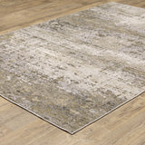 Oriental Weavers Nebulous 001H9 Modern and Contemporary/Industrial Abstract Polyester Indoor Area Rug Beige/ Grey 9'10" x 12'10" N001H9300394ST