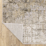 Oriental Weavers Nebulous 001H9 Modern and Contemporary/Industrial Abstract Polyester Indoor Area Rug Beige/ Grey 9'10" x 12'10" N001H9300394ST