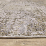 Oriental Weavers Nebulous 001H9 Modern and Contemporary/Industrial Abstract Polyester Indoor Area Rug Beige/ Grey 9'10" x 12'10" N001H9300394ST