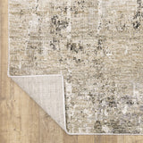 Oriental Weavers Nebulous 002X9 Modern and Contemporary/Industrial Abstract Polyester Indoor Area Rug Beige/ Grey 5'3" x 7'6" N002X9160235ST