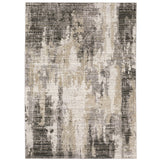Nebulous 4151N Modern and Contemporary/Industrial Abstract Polyester Indoor Area Rug