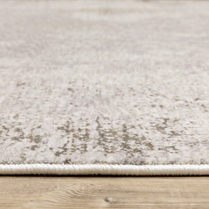 Oriental Weavers Nebulous 050J9 Modern and Contemporary/Industrial Abstract Polyester Indoor Area Rug Ivory/ Beige 9'10" x 12'10" N050J9300394ST