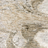 Oriental Weavers Nebulous 530E9 Modern and Contemporary/Industrial Abstract Polyester Indoor Area Rug Ivory/ Tan 5'3" x 7'6" N530E9160235ST