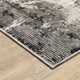Oriental Weavers Nebulous 7151E Modern and Contemporary/Industrial Abstract Polyester Indoor Area Rug Grey/ Ivory 9'10" x 12'10" N7151E300394ST