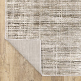 Oriental Weavers Nebulous 071E9 Modern and Contemporary/Industrial Abstract Polyester Indoor Area Rug Beige/ Ivory 9'10" x 12'10" N071E9300394ST