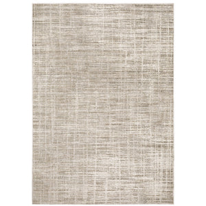 Oriental Weavers Nebulous 071E9 Modern and Contemporary/Industrial Abstract Polyester Indoor Area Rug Beige/ Ivory 9'10" x 12'10" N071E9300394ST