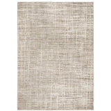 Oriental Weavers Nebulous 071E9 Modern and Contemporary/Industrial Abstract Polyester Indoor Area Rug Beige/ Ivory 9'10" x 12'10" N071E9300394ST