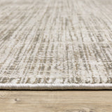 Oriental Weavers Nebulous 071E9 Modern and Contemporary/Industrial Abstract Polyester Indoor Area Rug Beige/ Ivory 9'10" x 12'10" N071E9300394ST