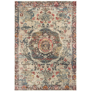 Oriental Weavers Pandora 047H7 Traditional/Casual Oriental Polypropylene Indoor Area Rug Beige/ Multi 9'10" x 12'10" P047H7300390ST