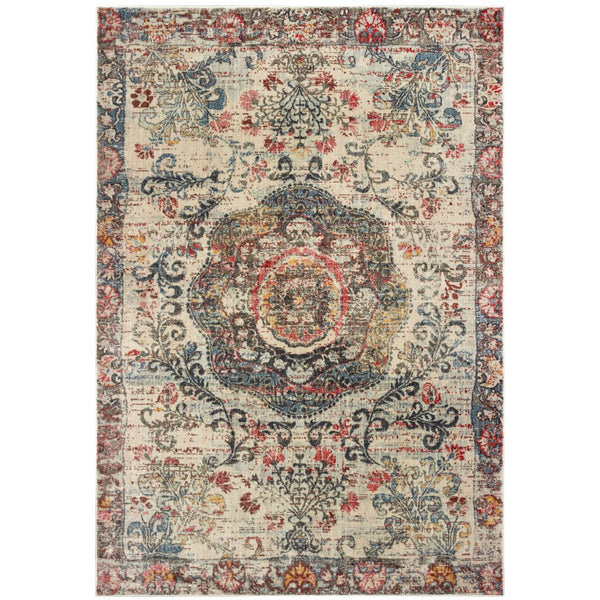 Oriental Weavers Pandora 047H7 Traditional/Casual Oriental Polypropylene Indoor Area Rug Beige/ Multi 9'10" x 12'10" P047H7300390ST