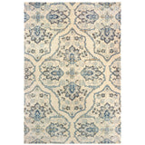 Oriental Weavers Pandora 5502W Bohemian/Global Floral Polypropylene Indoor Area Rug Ivory/ Blue 9'10" x 12'10" P5502W300390ST