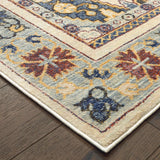 Oriental Weavers Pandora 5991I Bohemian/Global Oriental Polypropylene Indoor Area Rug Ivory/ Blue 9'10" x 12'10" P5991I300390ST