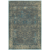 Pasha 1337B Traditional/Vintage Distressed Polypropylene Indoor Area Rug