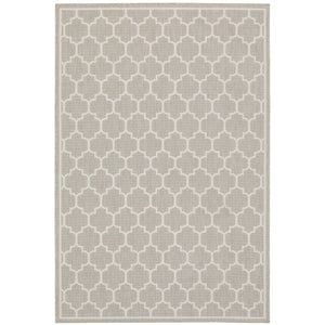 Oriental Weavers Portofino 1636H Moroccan/Farmhouse Geometric Polypropylene Indoor/Outdoor Area Rug Grey/ Ivory 9'10" x 12'10" P1636H300390ST