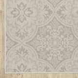 Oriental Weavers Portofino 2805W Moroccan/Global Floral Polypropylene Indoor/Outdoor Area Rug Ivory/ Grey 9'10" x 12'10" P2805W300390ST