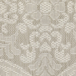 Oriental Weavers Portofino 2805W Moroccan/Global Floral Polypropylene Indoor/Outdoor Area Rug Ivory/ Grey 9'10" x 12'10" P2805W300390ST