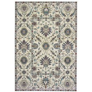 Oriental Weavers Raleigh 022Y5 Traditional/ Oriental Polypropylene Indoor Area Rug Ivory/ Navy 7'10" x 10'10" R022Y5240330ST