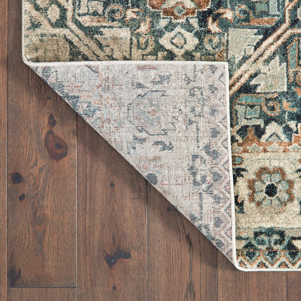 Oriental Weavers Raleigh 4925L Bohemian/Vintage Geometric Polypropylene Indoor Area Rug Blue/ Ivory 7'10" x 10'10" R4925L240330ST