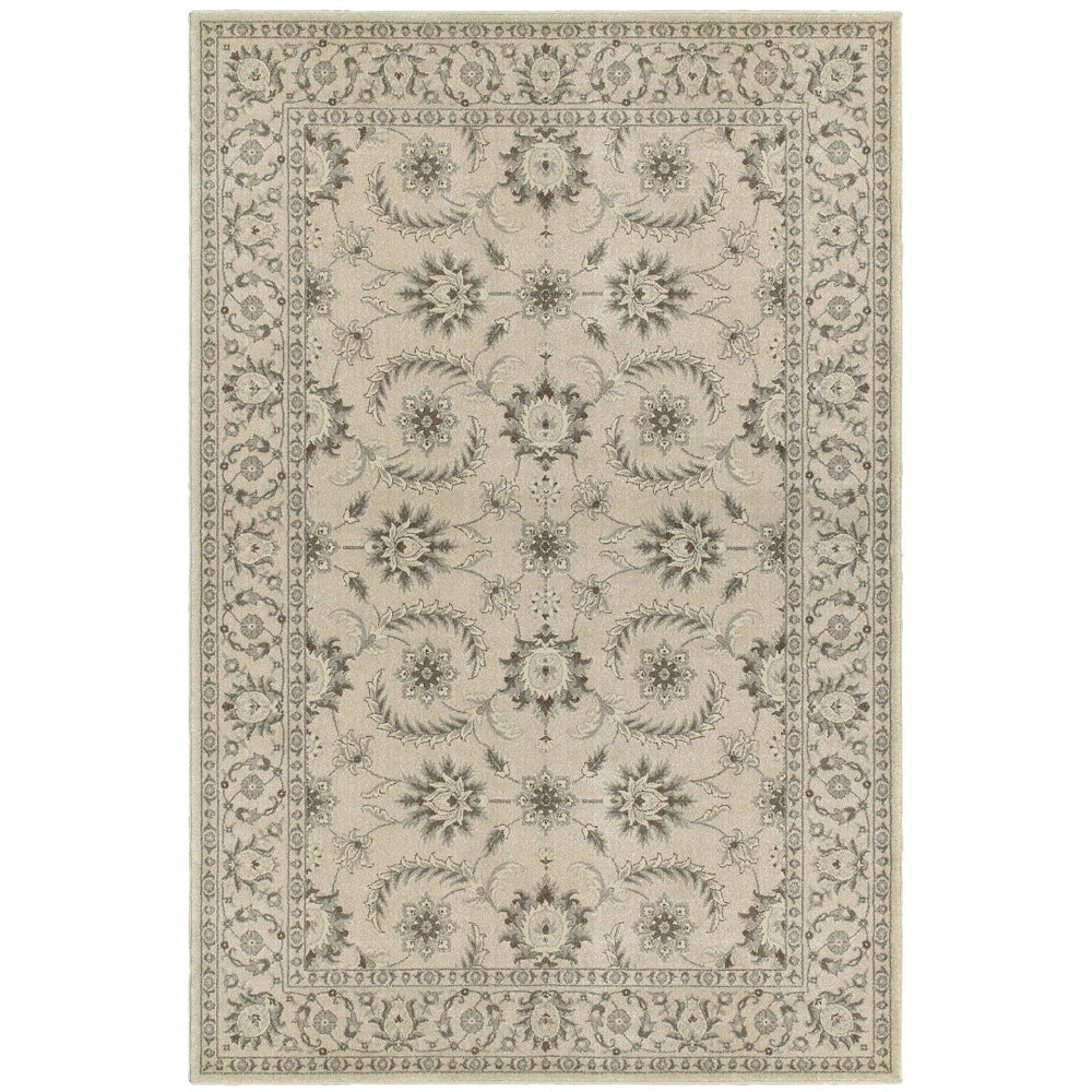 Oriental Weavers Richmond 114J3 Traditional/Persian Oriental Polypropylene Indoor Area Rug Ivory/ Grey 12' x 15' R114J3360450ST