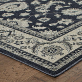 Oriental Weavers Richmond 117H3 Traditional/Persian Oriental Polypropylene Indoor Area Rug Charcoal/ Ivory 12' x 15' R117H3360450ST