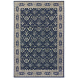 Oriental Weavers Richmond 119B3 Traditional/Persian Oriental Polypropylene Indoor Area Rug Navy/ Grey 12' x 15' R119B3360450ST