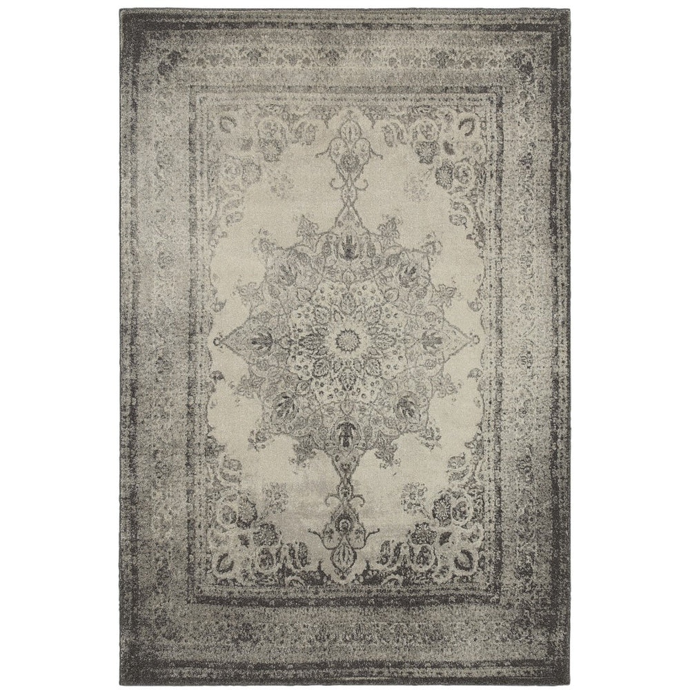 Oriental Weavers Richmond 1333Y Traditional/Global Oriental Polypropylene Indoor Area Rug Ivory/ Grey 12' x 15' R1333Y360450ST