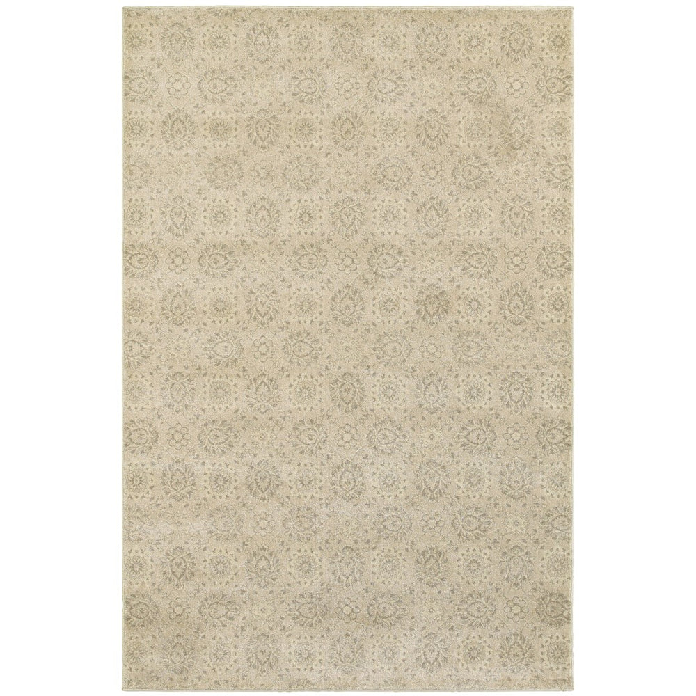 Oriental Weavers Richmond 214Z3 Traditional/Vintage Oriental Polypropylene Indoor Area Rug Beige/ Ivory 12' x 15' R214Z3360450ST