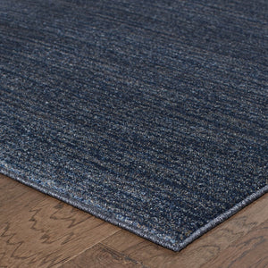 Oriental Weavers Richmond 526B3 Transitional/Industrial Solid Polypropylene Indoor Area Rug Navy/ Grey 12' x 15' R526B3360450ST