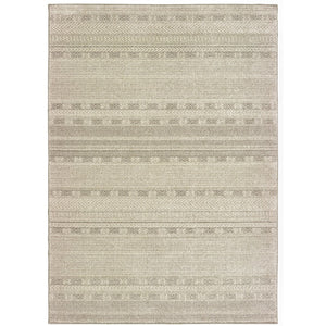 Oriental Weavers Richmond 801H3 Transitional/Industrial Solid Polypropylene Indoor Area Rug Ivory/ Brown 12' x 15' R801H3360450ST