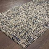 Oriental Weavers Richmond 802K3 Contemporary/Industrial Abstract Polypropylene Indoor Area Rug Grey/ Navy 12' x 15' R802K3360450ST