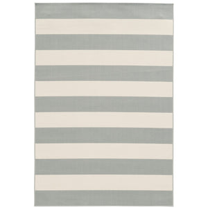 Oriental Weavers Riviera 4768H Nautical & Coastal/Farmhouse Geometric Polypropylene Indoor/Outdoor Area Rug Grey/ Ivory 8'6" x 13' R4768H259396ST