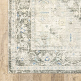 Oriental Weavers Savoy 28104 Traditional/Vintage Oriental Polyester Indoor Area Rug Grey/ Ivory 7'8" x 10' S28104240305ST