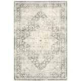 Oriental Weavers Savoy 28104 Traditional/Vintage Oriental Polyester Indoor Area Rug Grey/ Ivory 7'8" x 10' S28104240305ST