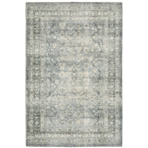 Oriental Weavers Savoy 28106 Traditional/Vintage Oriental Polyester Indoor Area Rug Blue/ Ivory 7'8" x 10' S28106240305ST
