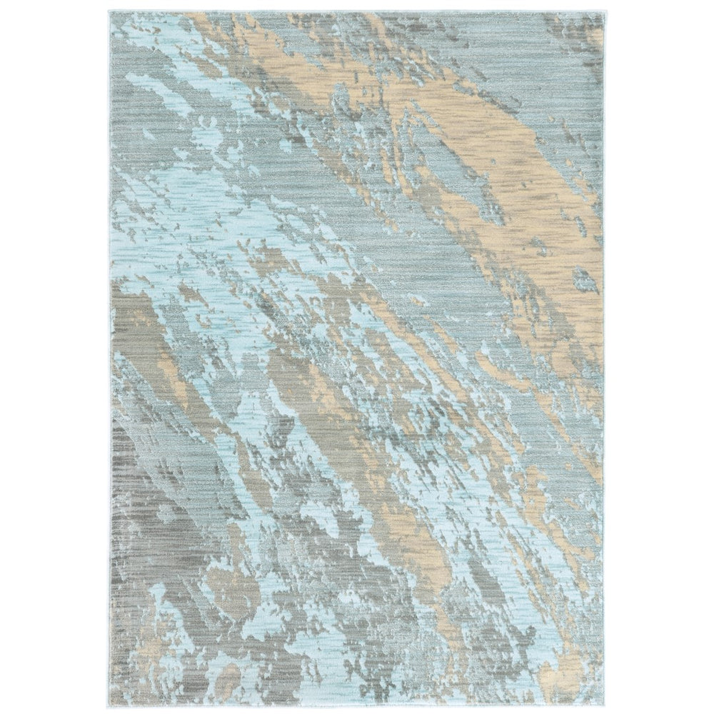 Oriental Weavers Sedona 6367A Contemporary/Industrial Abstract Nylon, Polypropylene Indoor Area Rug Blue/ Grey 9'10" x 12'10" S6367A300390ST