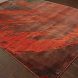 Oriental Weavers Sedona 6367B Contemporary/Industrial Abstract Nylon, Polypropylene Indoor Area Rug Red/ Grey 9'10" x 12'10" S6367B300390ST