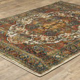 Oriental Weavers Sedona 6382B Traditional/Global Oriental Nylon, Polypropylene Indoor Area Rug Red/ Multi 9'10" x 12'10" S6382B300390ST