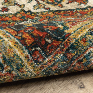 Oriental Weavers Sedona 6382B Traditional/Global Oriental Nylon, Polypropylene Indoor Area Rug Red/ Multi 9'10" x 12'10" S6382B300390ST