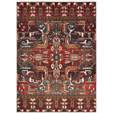Oriental Weavers Sedona 9575A Tribal/Global Southwest/Lodge Nylon, Polypropylene Indoor Area Rug Red/ Orange 9'10" x 12'10" S9575A300390ST