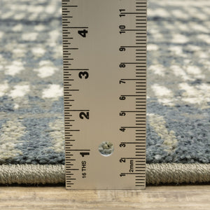 Oriental Weavers Seneca SE06A Industrial/Contemporary Abstract Polypropylene Indoor Area Rug Grey/ Beige 9'10" x 12'10" SSE06A300390ST