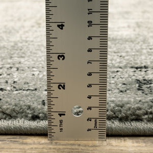 Oriental Weavers Seneca SE07A Industrial/Contemporary Abstract Polypropylene Indoor Area Rug Grey/ Beige 9'10" x 12'10" SSE07A300390ST